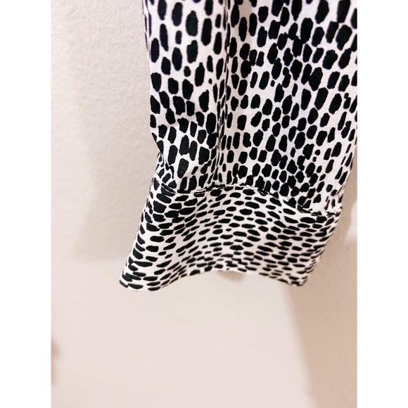 F&F Animal Print Long Sleeve Blouse Size 6 Small - Picture 3 of 9